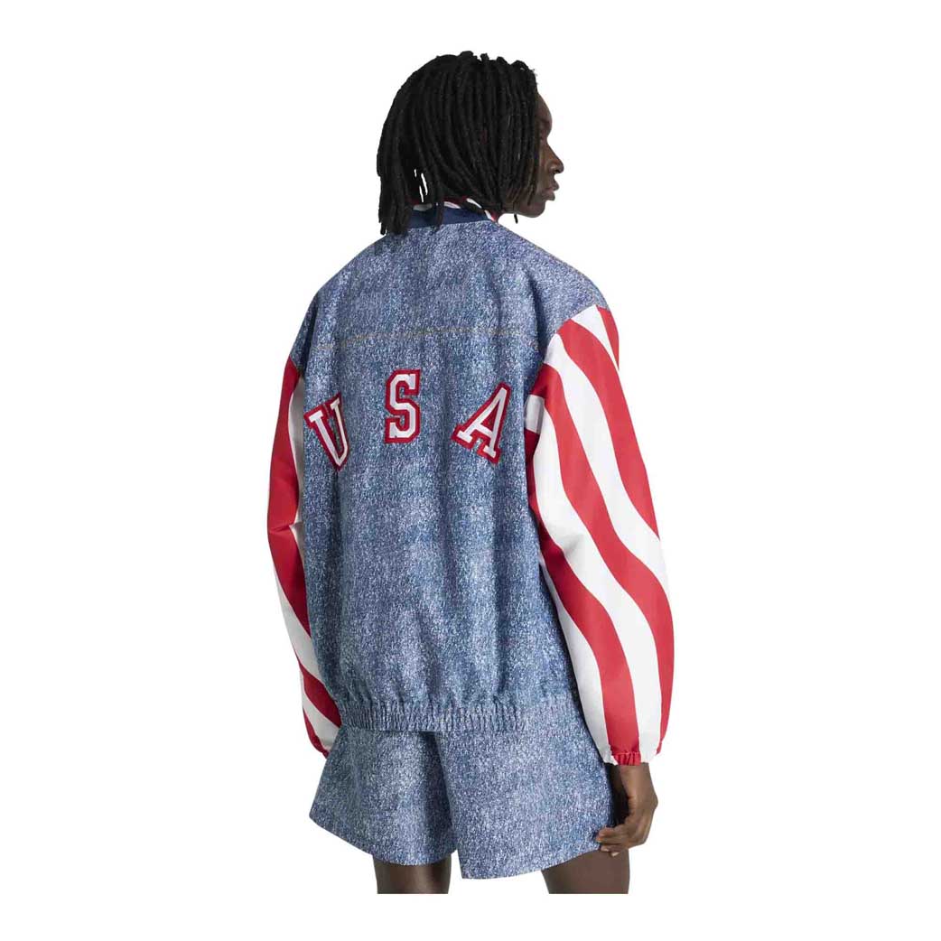 Adidas Denim Graphic Track Top - 