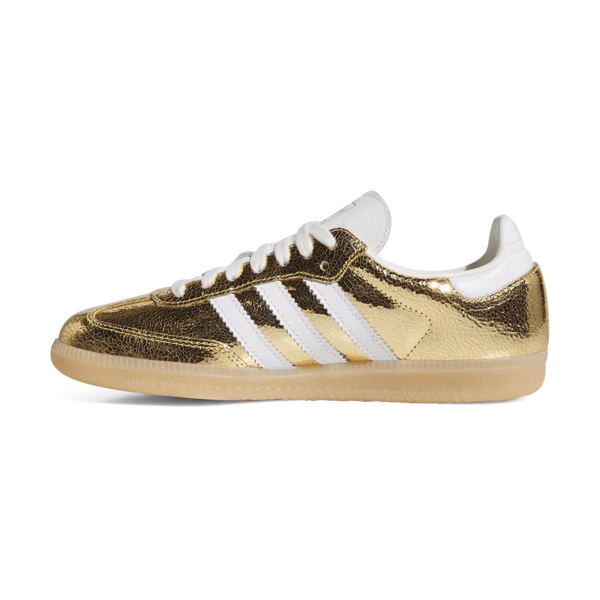 Adidas Samba OG &#39;Gold Metallic Cracked Leather&#39; Women&#39;s Shoes