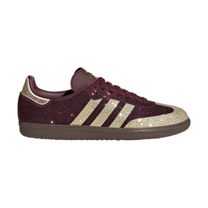 ADIDAS Samba OG 'Rhinestone Maroon Warm Vanilla' Women's Shoes