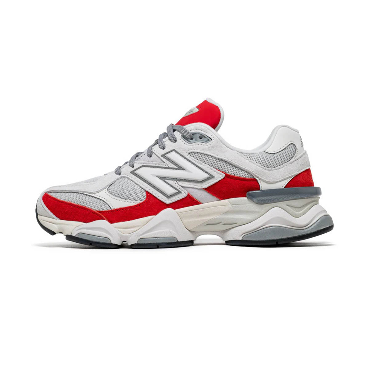 New Balance 9060 'White Red' Unisex Shoes - 