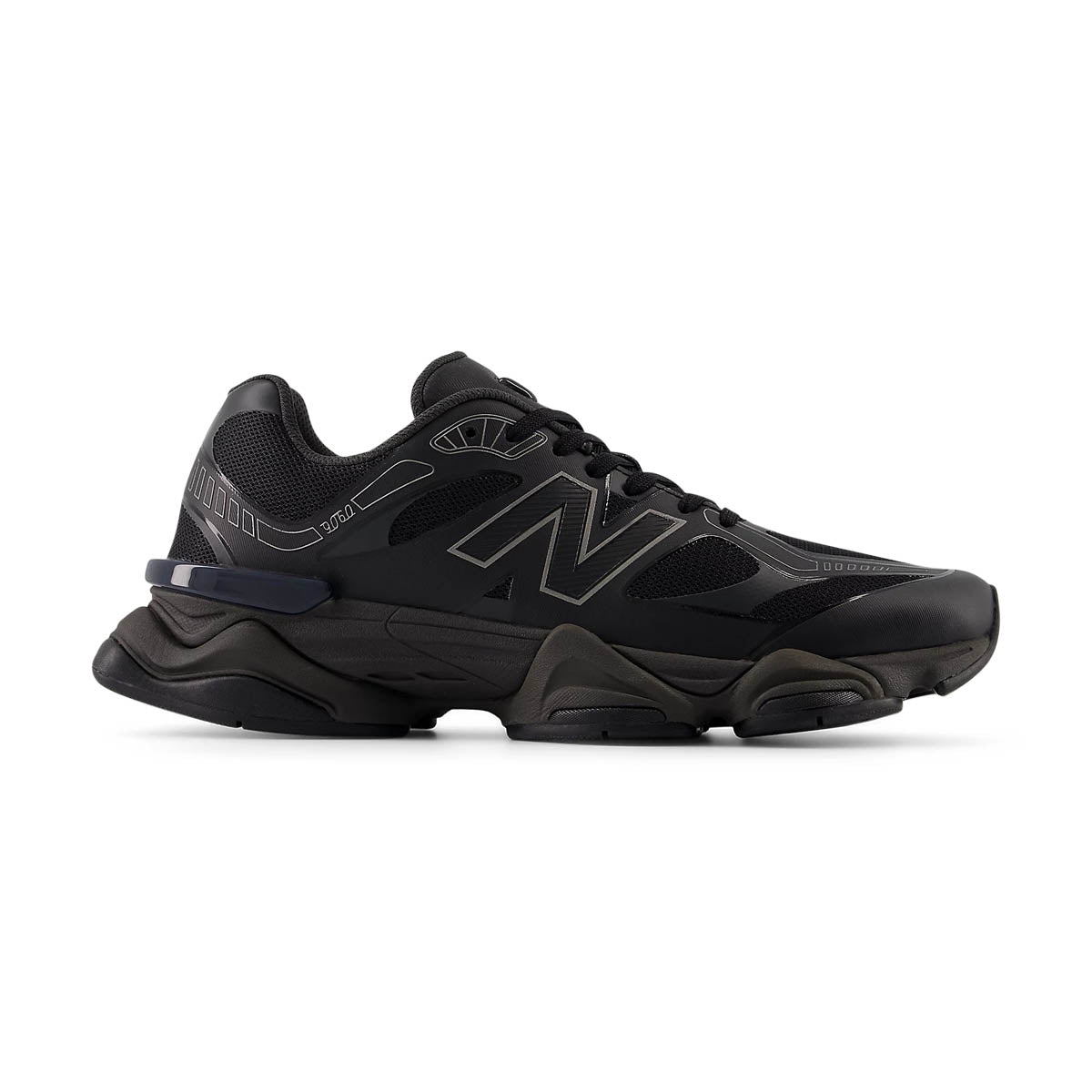 Shop New Balance 9060 'Black Gray Black' Unisex Shoes