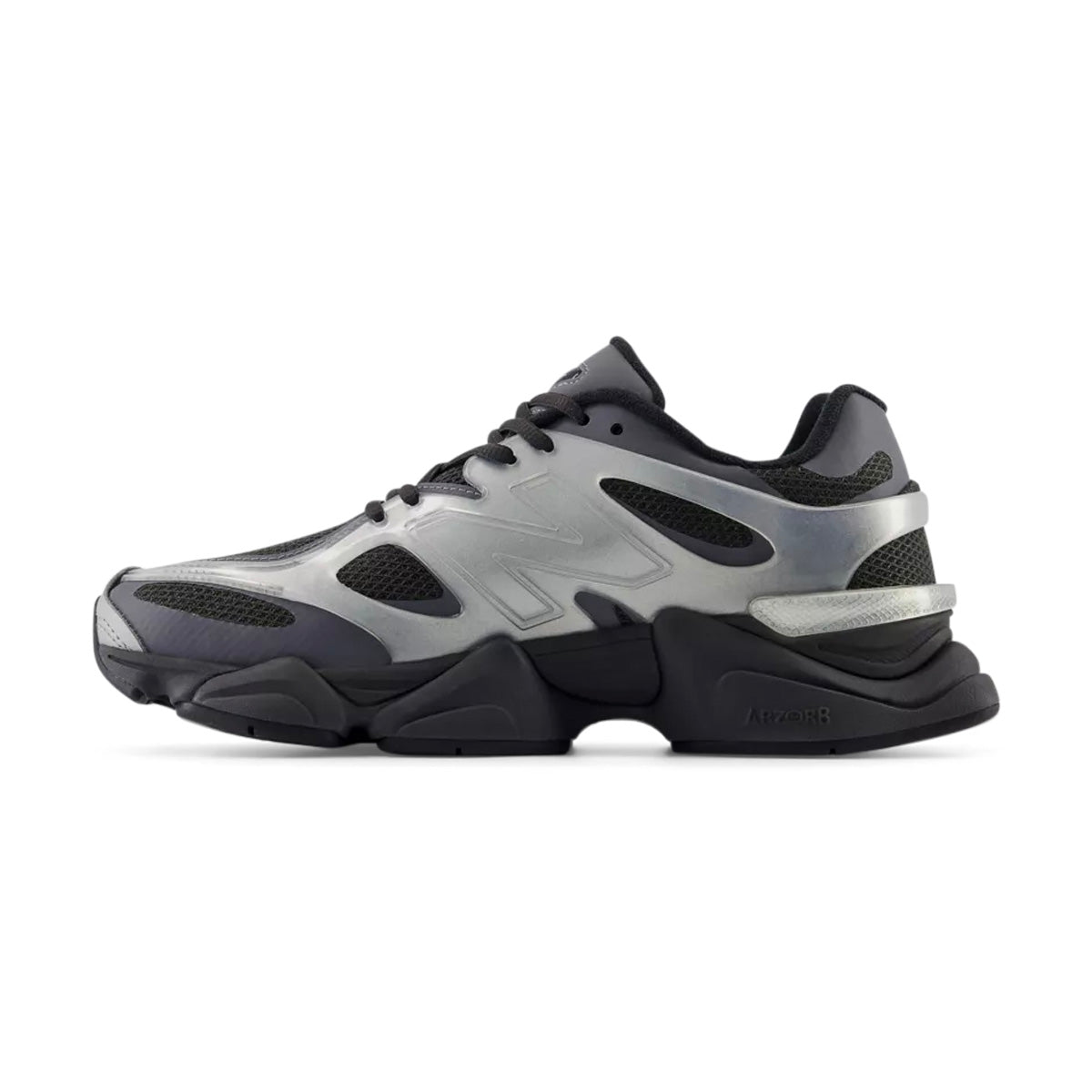 NEW BALANCE 9060 X 'Silver Metallic Black Cement' Men's Shoes - 