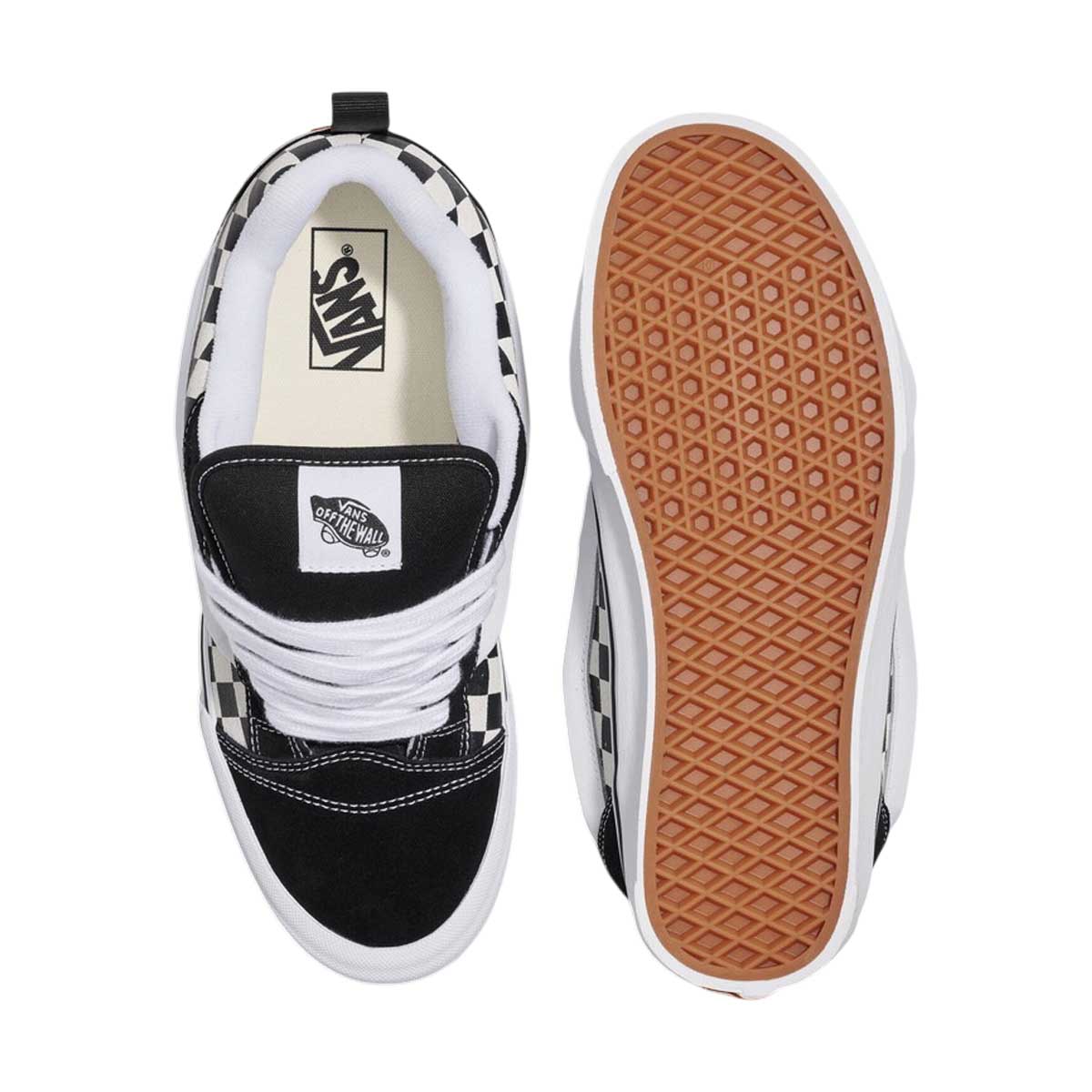 VANS Knu Skool 'Checkerboard Black White' Men's Shoes - 