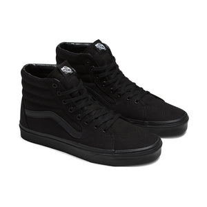 Sk8-Hi Canvas 'True Black' Unisex Shoes