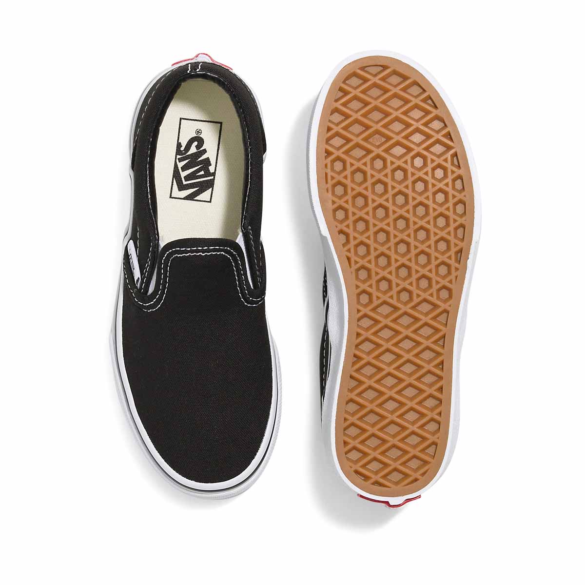 Classic Slip-On &#39;Black/White&#39; Little Kids&#39; Shoes