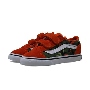 Old Skool V 'Geo Camo Orange' Toddler Shoes