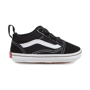 Infant Old Skool 'Black/White' Crib Shoe