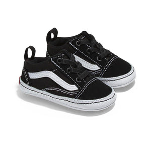 Infant Old Skool 'Black/White' Crib Shoe