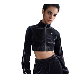 Nike Sportswear Collection Women's Cropped Velour Full-Zip Top