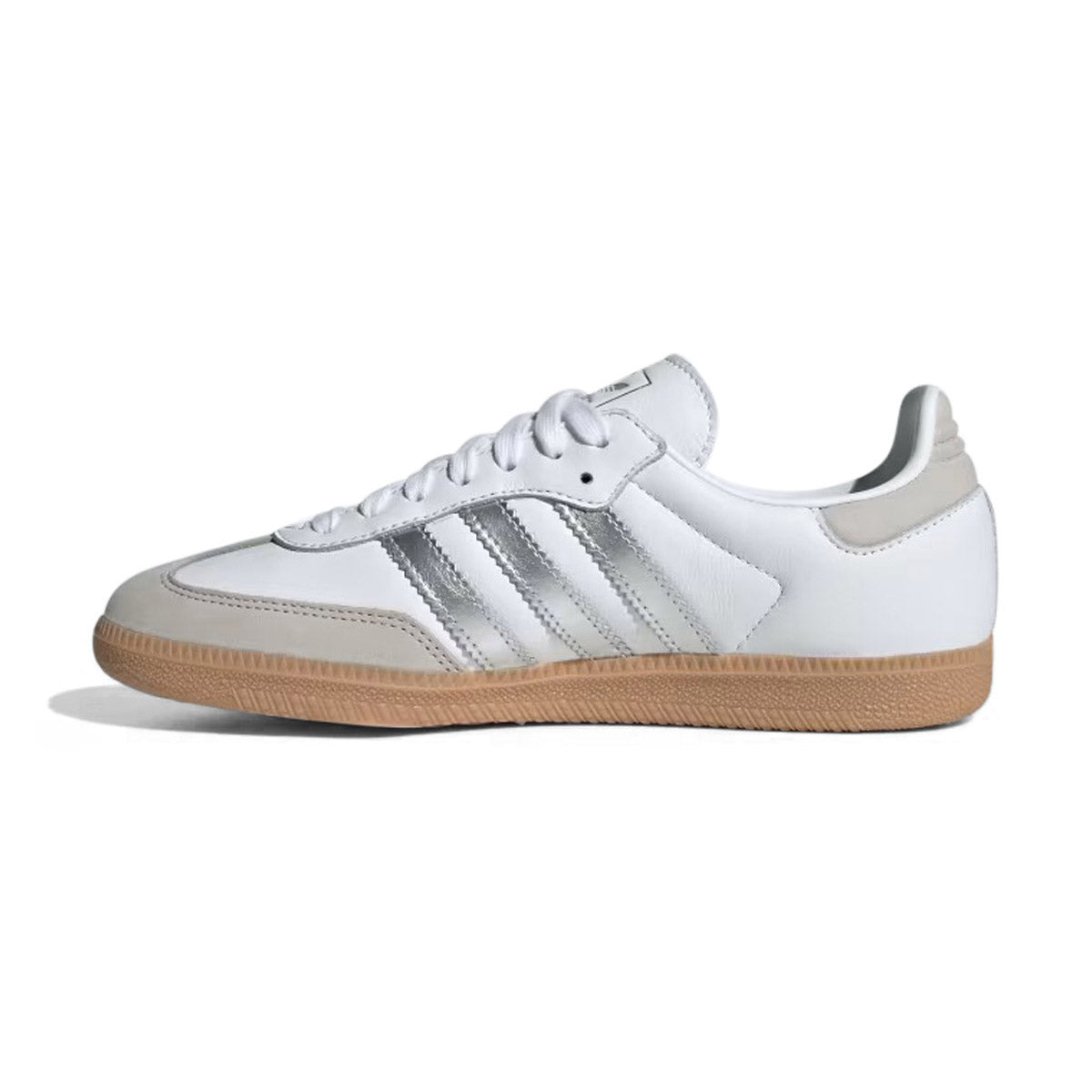 Adidas Samba OG &#39;White Silver Metallic Grey&#39; Women&#39;s Shoes