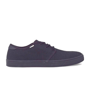 Black on Black Heritage Canvas Men's Carlo Sneaker Topanga Collection