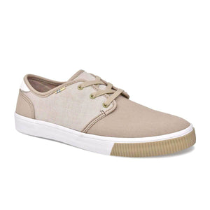 Two Tone Natural Canvas Men's Carlo Sneakers Topanga Collection