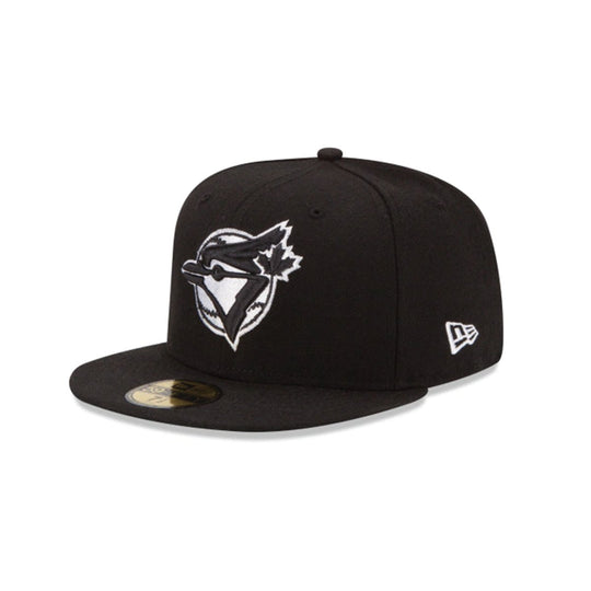 TORONTO BLUE JAYS BLACK & WHITE 59FIFTY FITTED