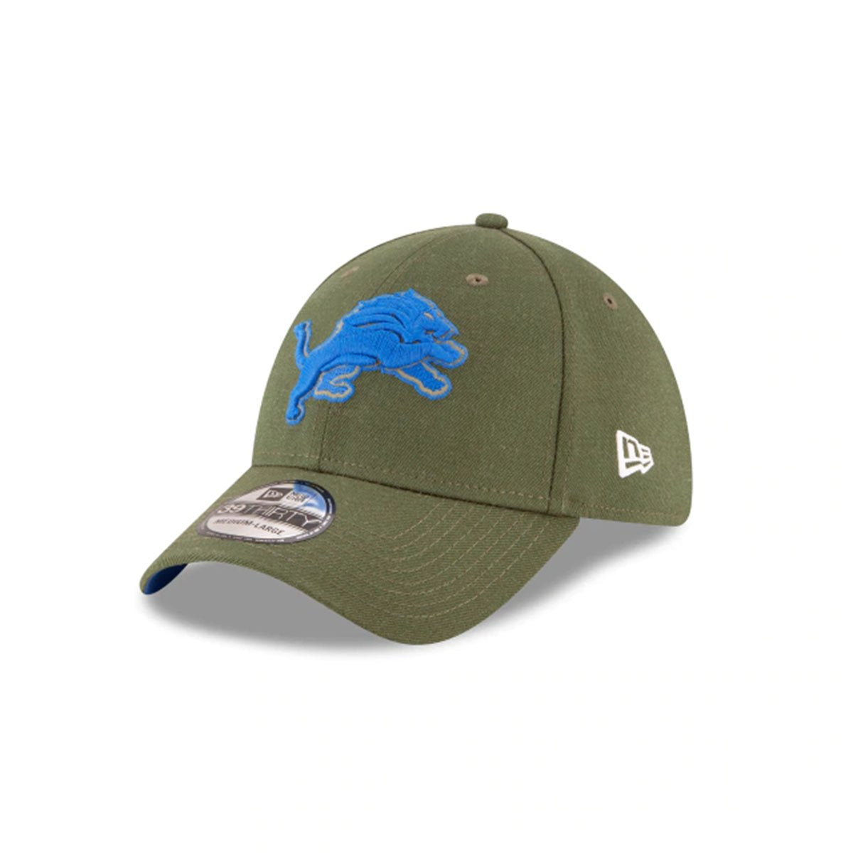 DETROIT LIONS 39THIRTY STRETCH FIT GREEN/BLUE