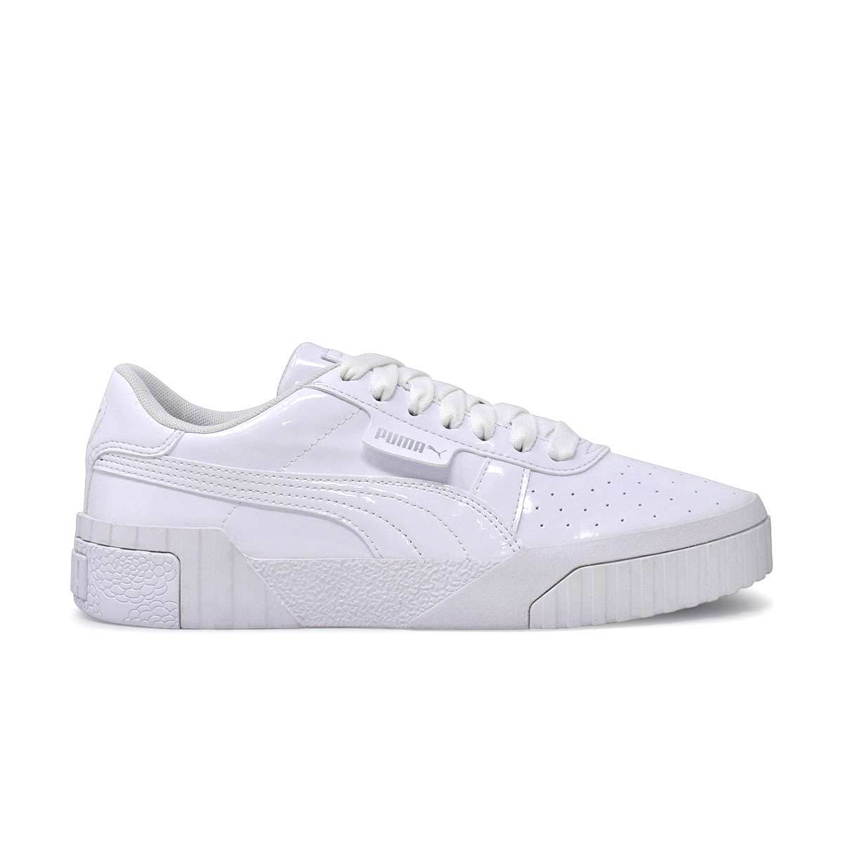 Kids Cali Patent JR White - 