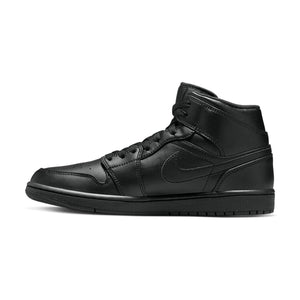 Air Jordan 1 Mid 'Triple Black' Men's Shoes