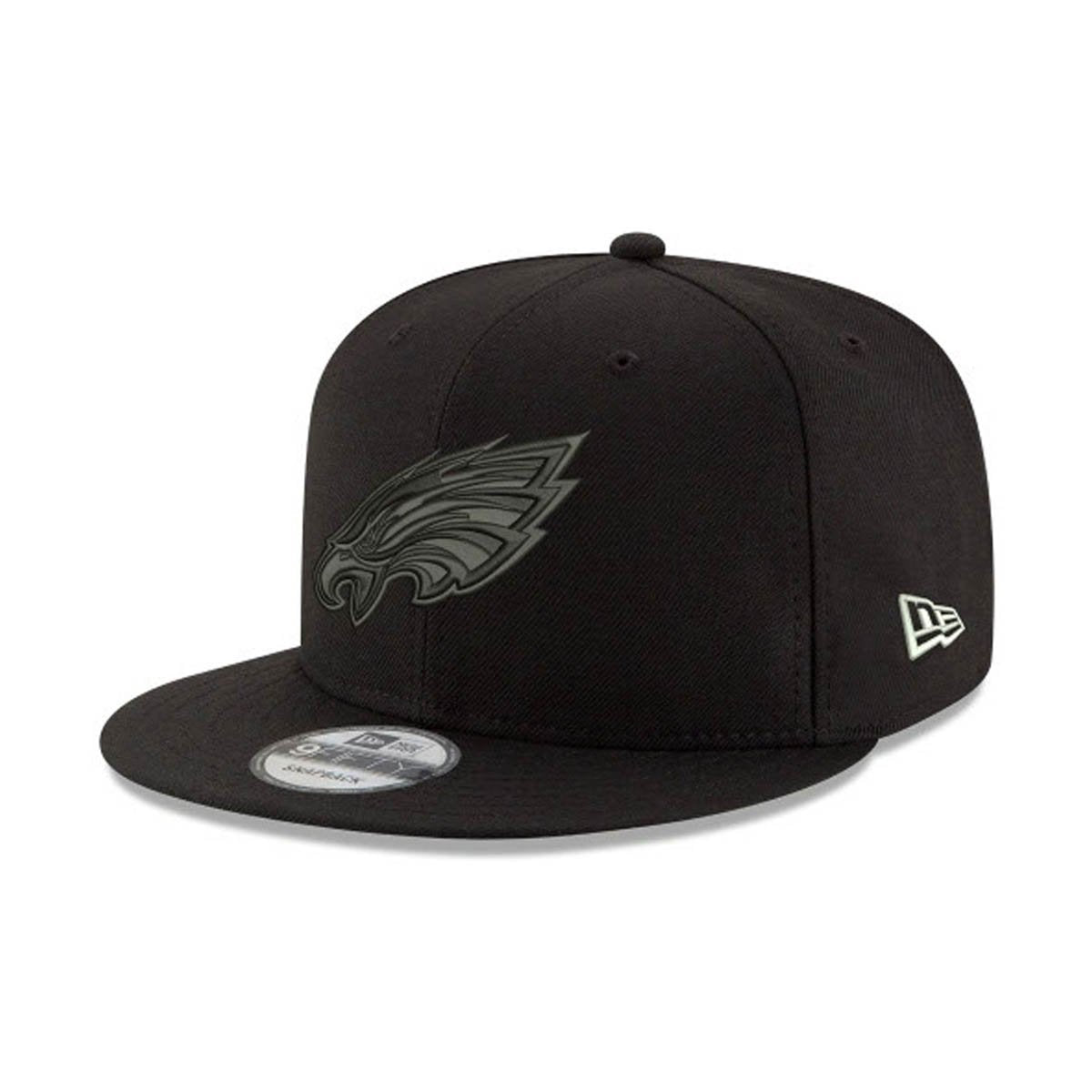 Philadelphia Eagles Black On Black 9Fifty Snapback - 