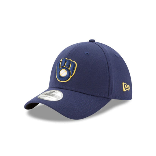MILWAUKEE BREWERS 39THIRTY STRETCH FIT BLUE/YELLOW