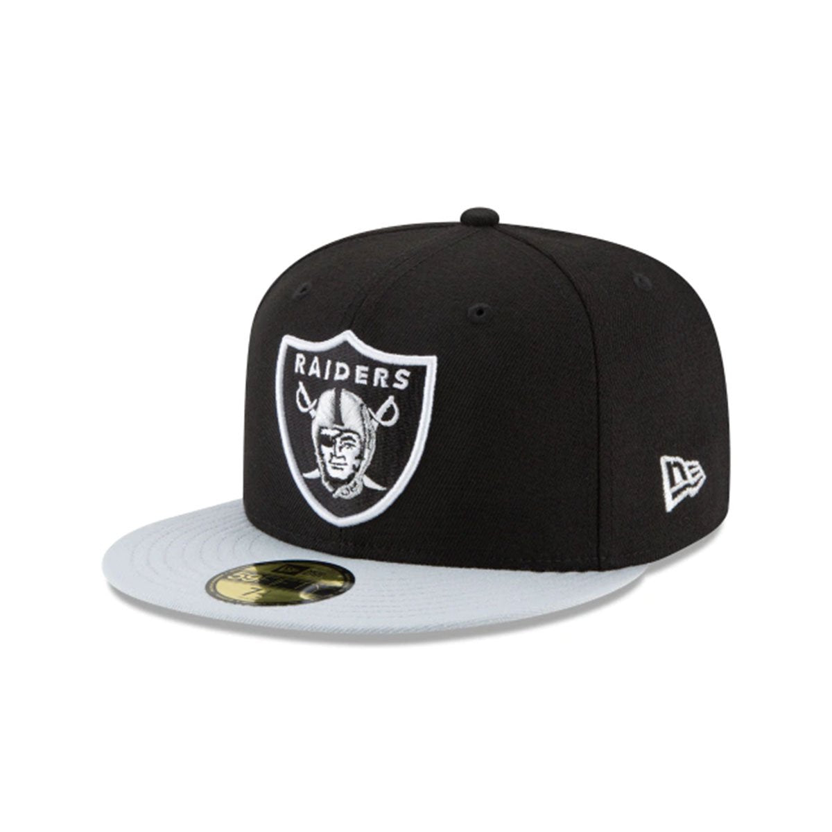 OAKLAND RAIDERS 59FIFTY FITTED BLACK/GRAY