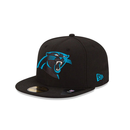 CAROLINA PANTHERS 59FIFTY FITTED BLACK/BLUE