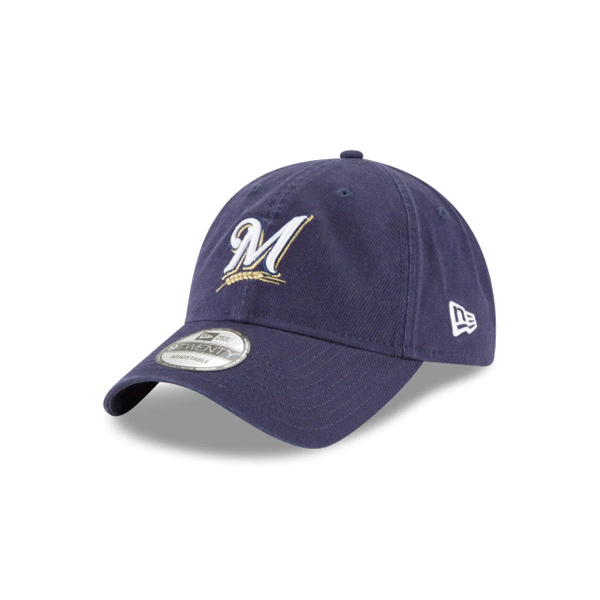 MILWAUKEE BREWERS CORE CLASSIC 9TWENTY ADJUSTABLE BLUE/WHITE - MLB