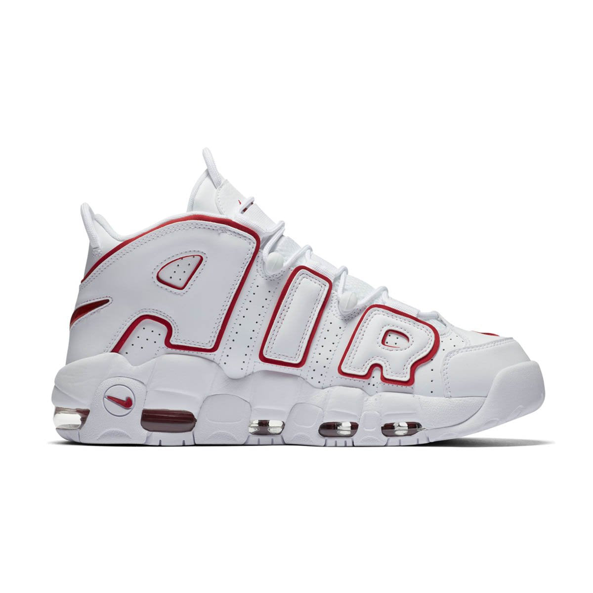 Sneaker Nike Air Uptempo Blanche Et Rouge Air Jordan Nike Uptempo