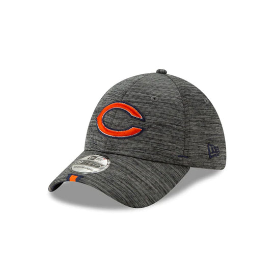 CHICAGO BEARS NFL TRAINING GRAPHITE 39THIRTY STRETCH FIT GRAY/ORANGE