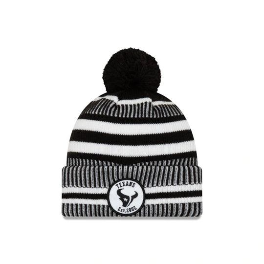 HOUSTON TEXANS NFL SIDELINE HOME COLD WEATHER SPORT KNIT BLACK/WHITE