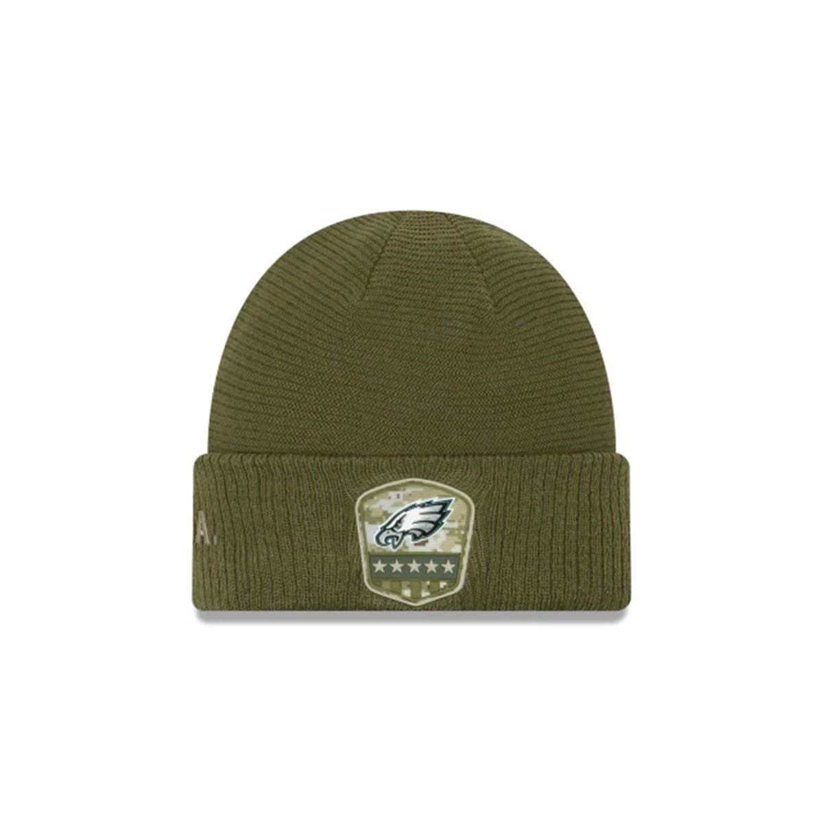 PHILADELPHIA EAGLES SALUTE TO SERVICE CUFF KNIT GREEN/WHITE - 