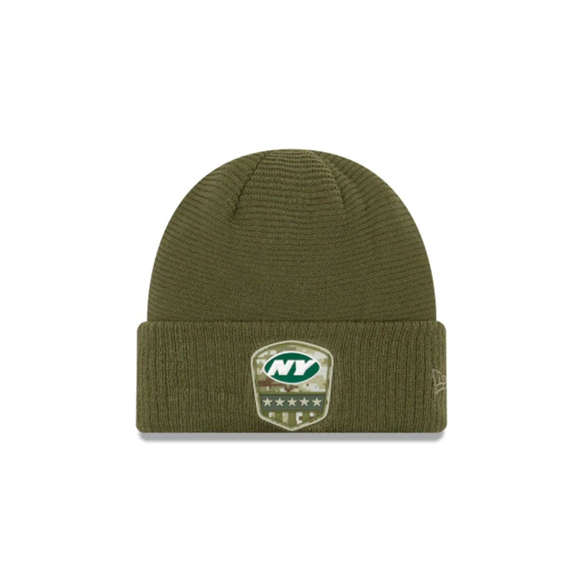 NEW YORK JETS SALUTE TO SERVICE CUFF KNIT GREEN/GREEN - 