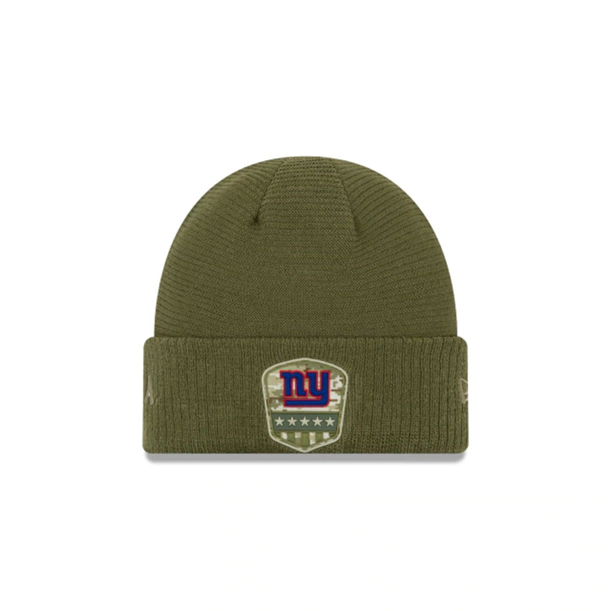 NEW YORK GIANTS SALUTE TO SERVICE CUFF KNIT GREEN/BLUE - 