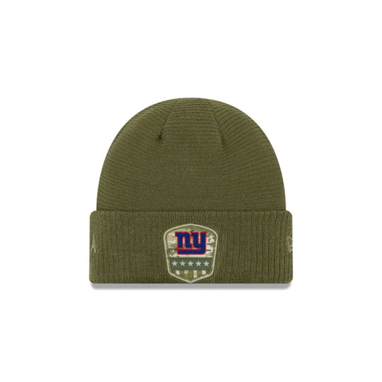 NEW YORK GIANTS SALUTE TO SERVICE CUFF KNIT GREEN/BLUE
