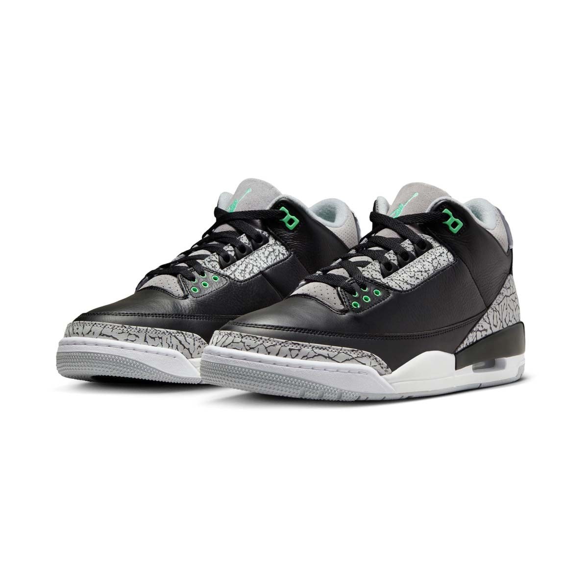 Air Jordan 3 Retro Green Glow Men&#39;s Shoes
