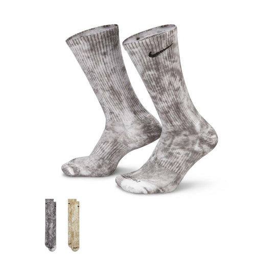 Nike Everyday Plus Cushioned Tie-Dye Crew Socks (2 Pairs)