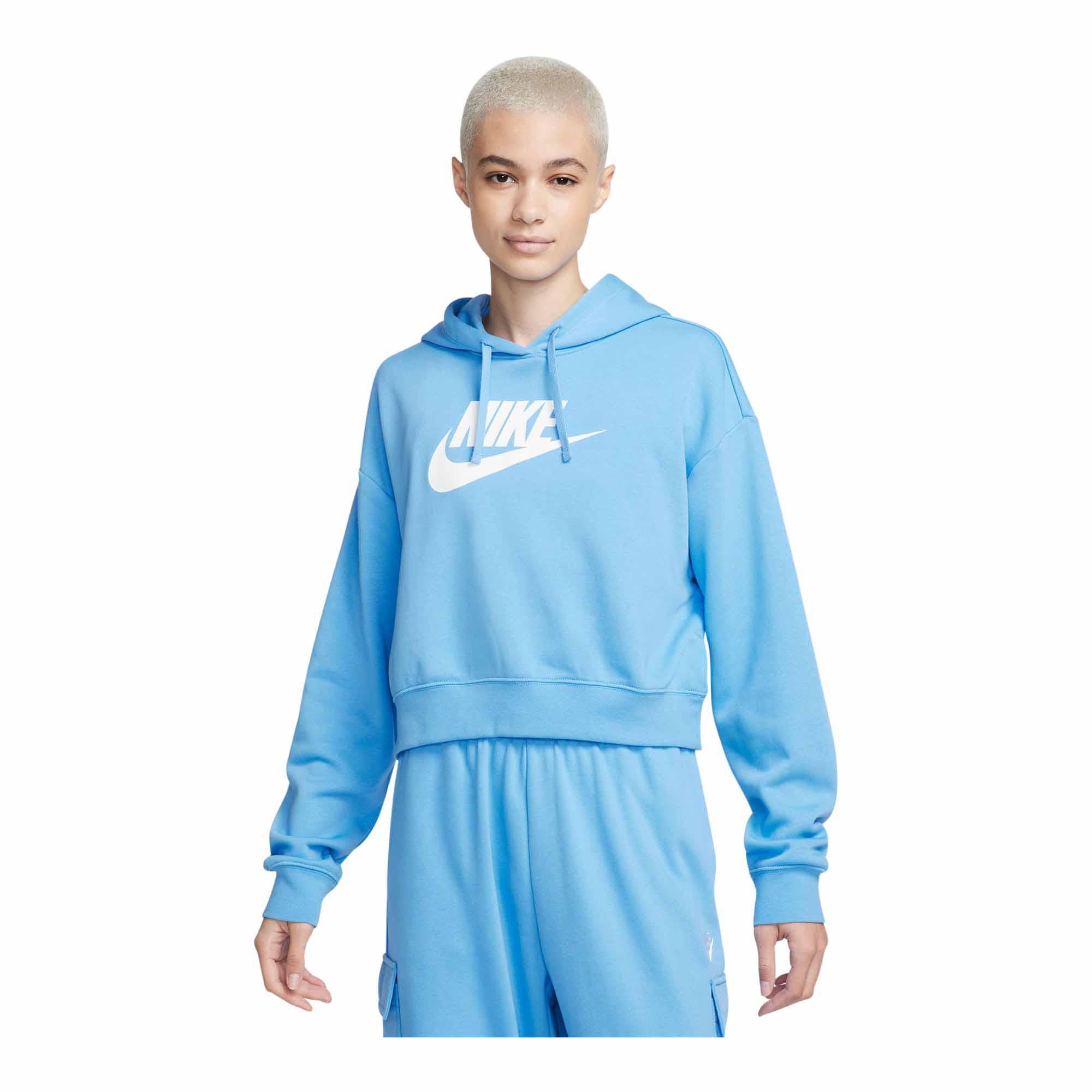 Nike Sportswear Club Fleece Women's Oversized Crop Graphic Hoodie - Jackets and Outerwear