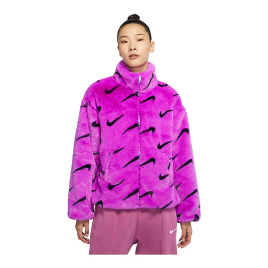 Nike Sportswear Plush Women's Printed Faux Fur Jacket