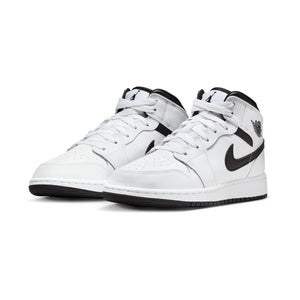 Air Jordan 1 Mid 'Reverse Panda' Big Kids' Shoes