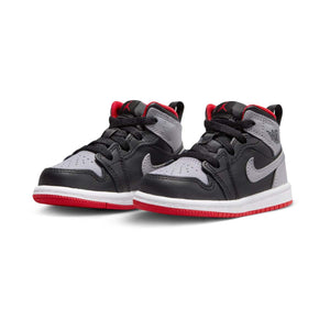 Jordan 1 Mid 'Bred Shadow' Baby/Toddler Shoes