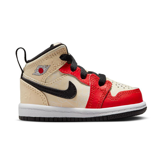 Jordan 1 Mid Sneaker School Baby/Toddler Shoes
