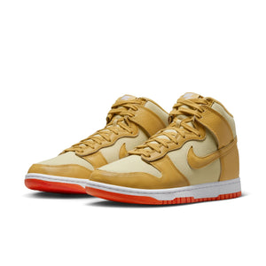 Nike Dunk High Retro 'Wheat Gold Safety Orange' Premium Men's Shoes