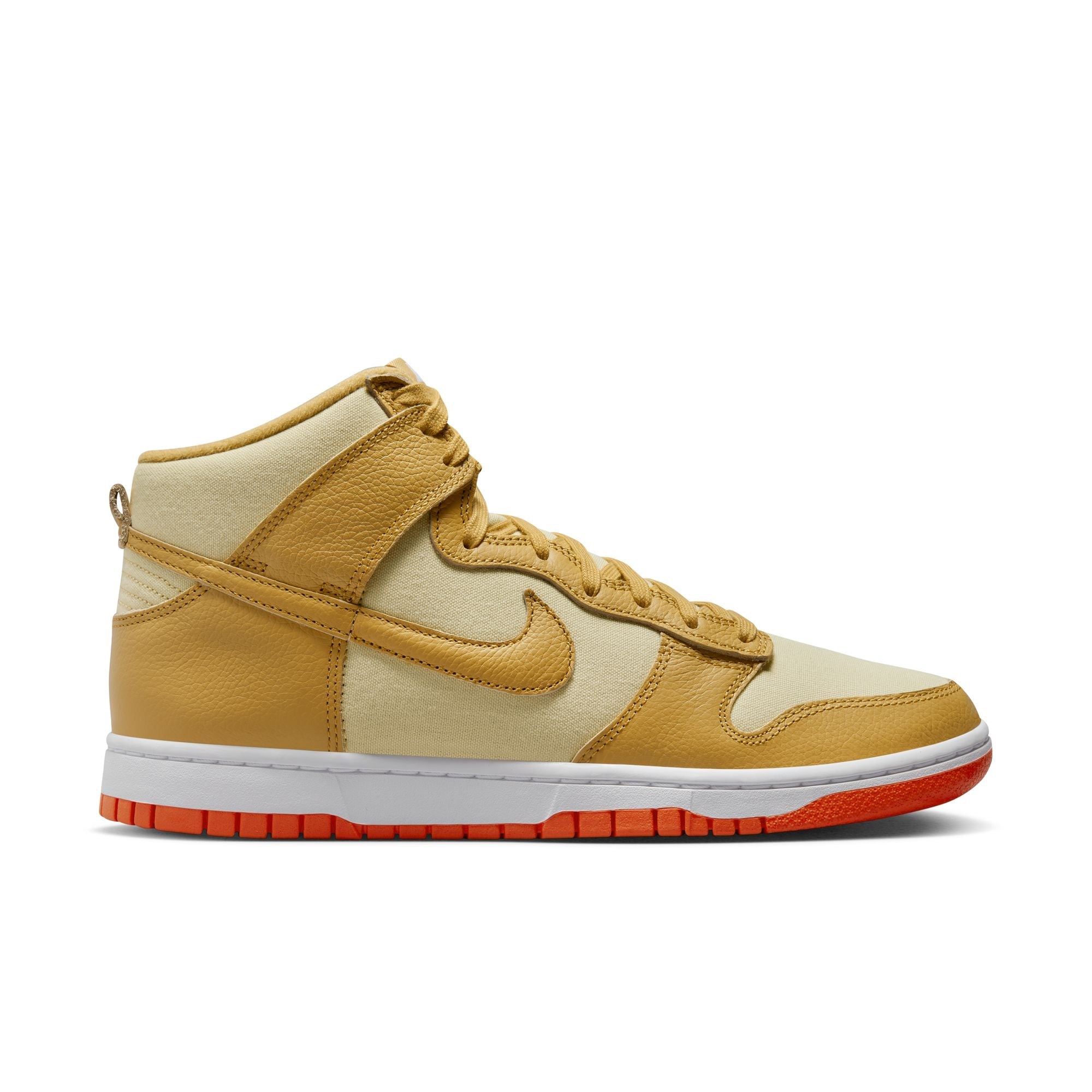 Nike Dunk High Retro 'Wheat Gold Safety Orange' Premium Men's Shoes - SALE