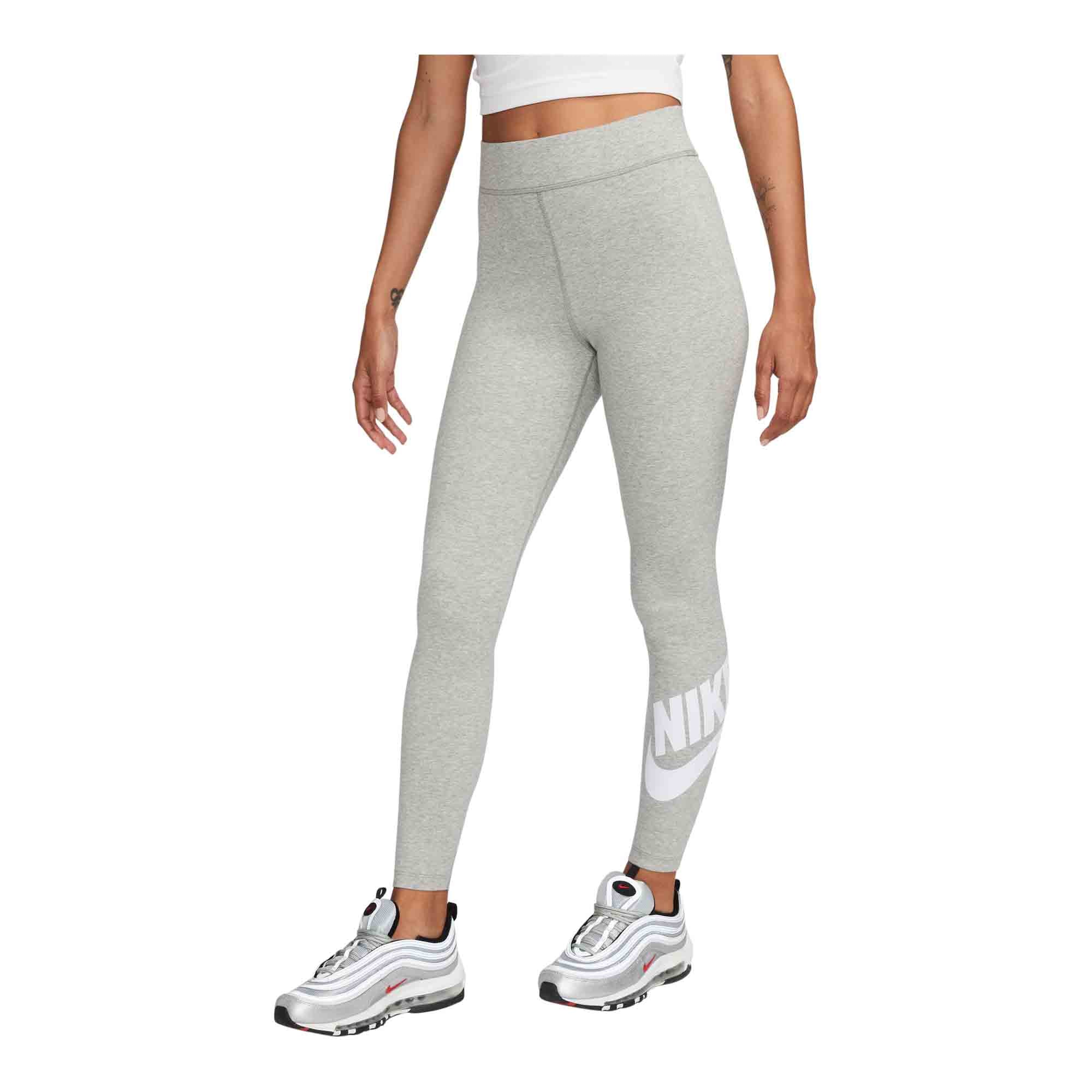 Nike Sportswear Classics Women's High-Waisted Graphic Grey Leggings - 