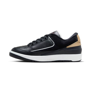 Air Jordan 2 Retro Low 'Black Metallic Gold' Women's Shoes