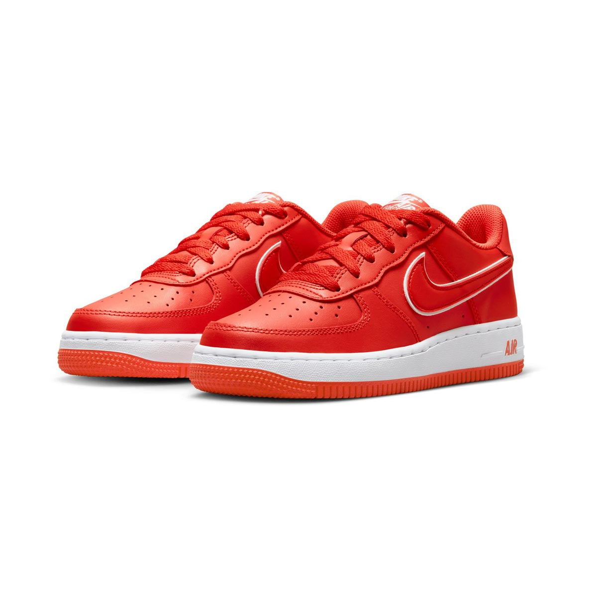 Nike Red Air Force 1 Shoes