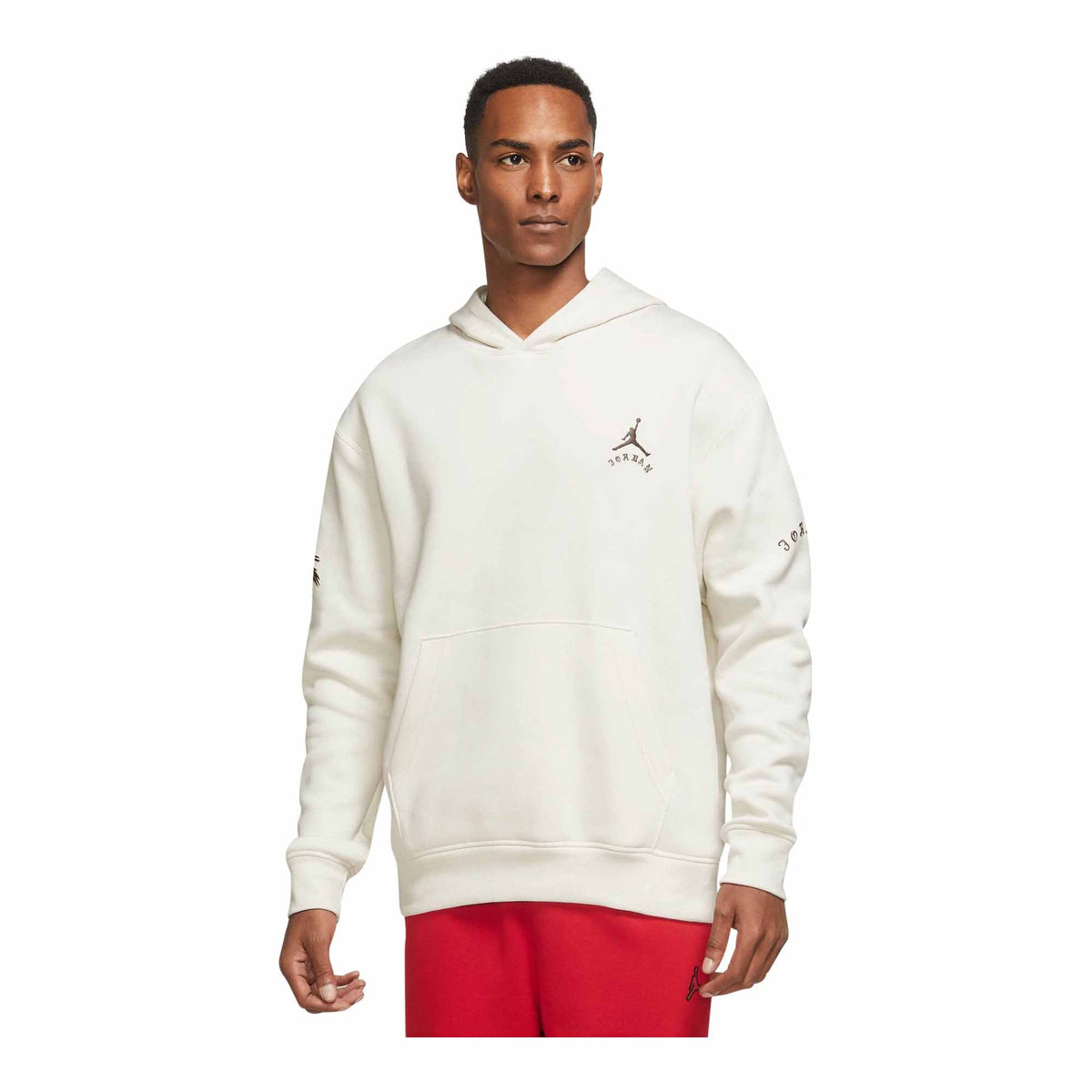Air Jordan Hoodie Men's Small Gray Sweatshirt Cotton Blend