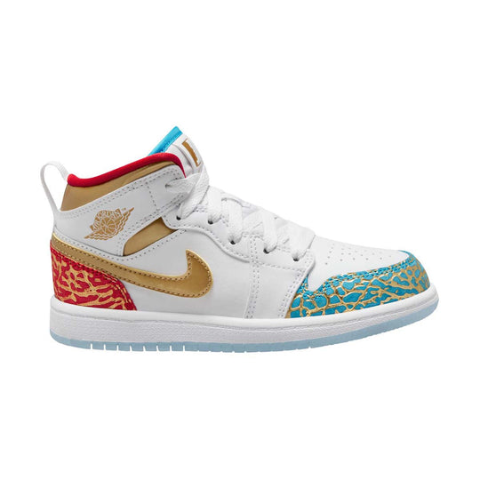 Jordan 1 Mid Sneaker School Little Kids' Shoes
