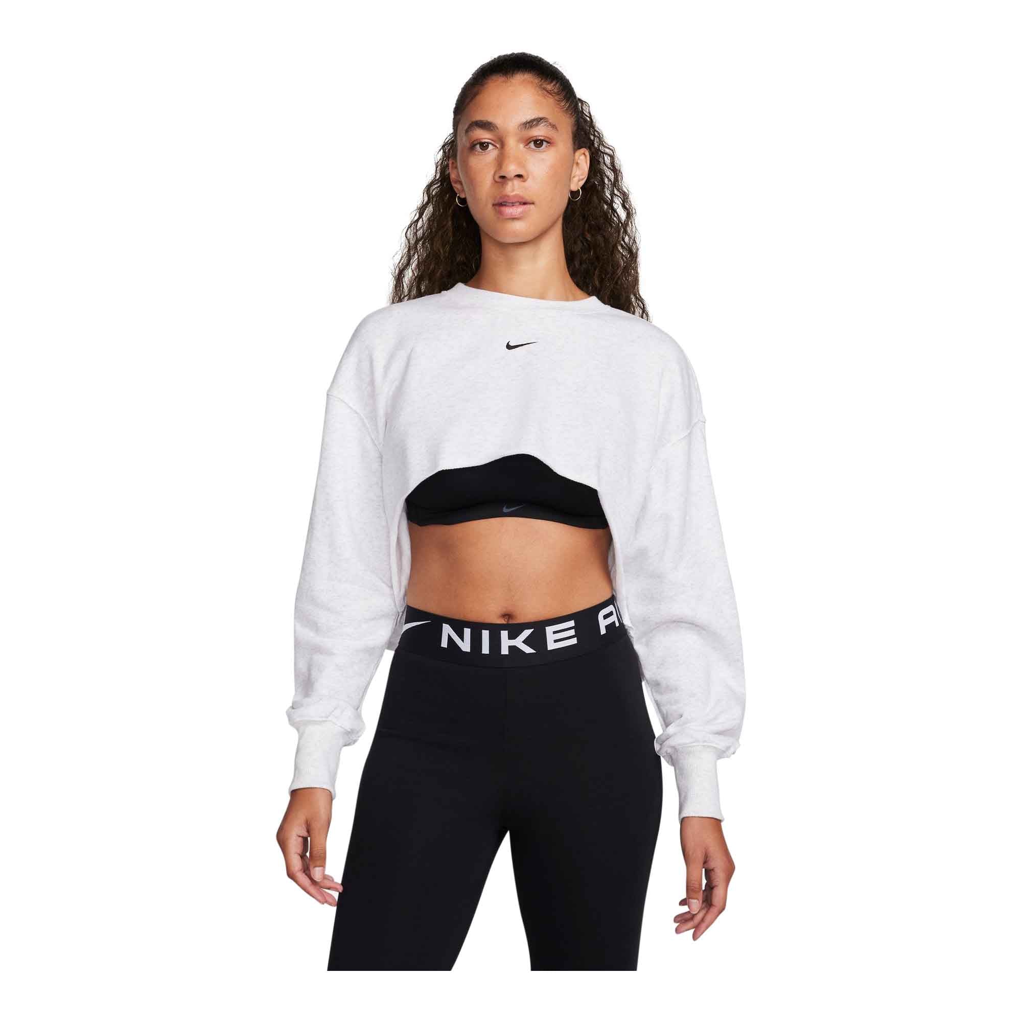 Nike Sportswear Women's French Terry Crewneck Crop Top - 