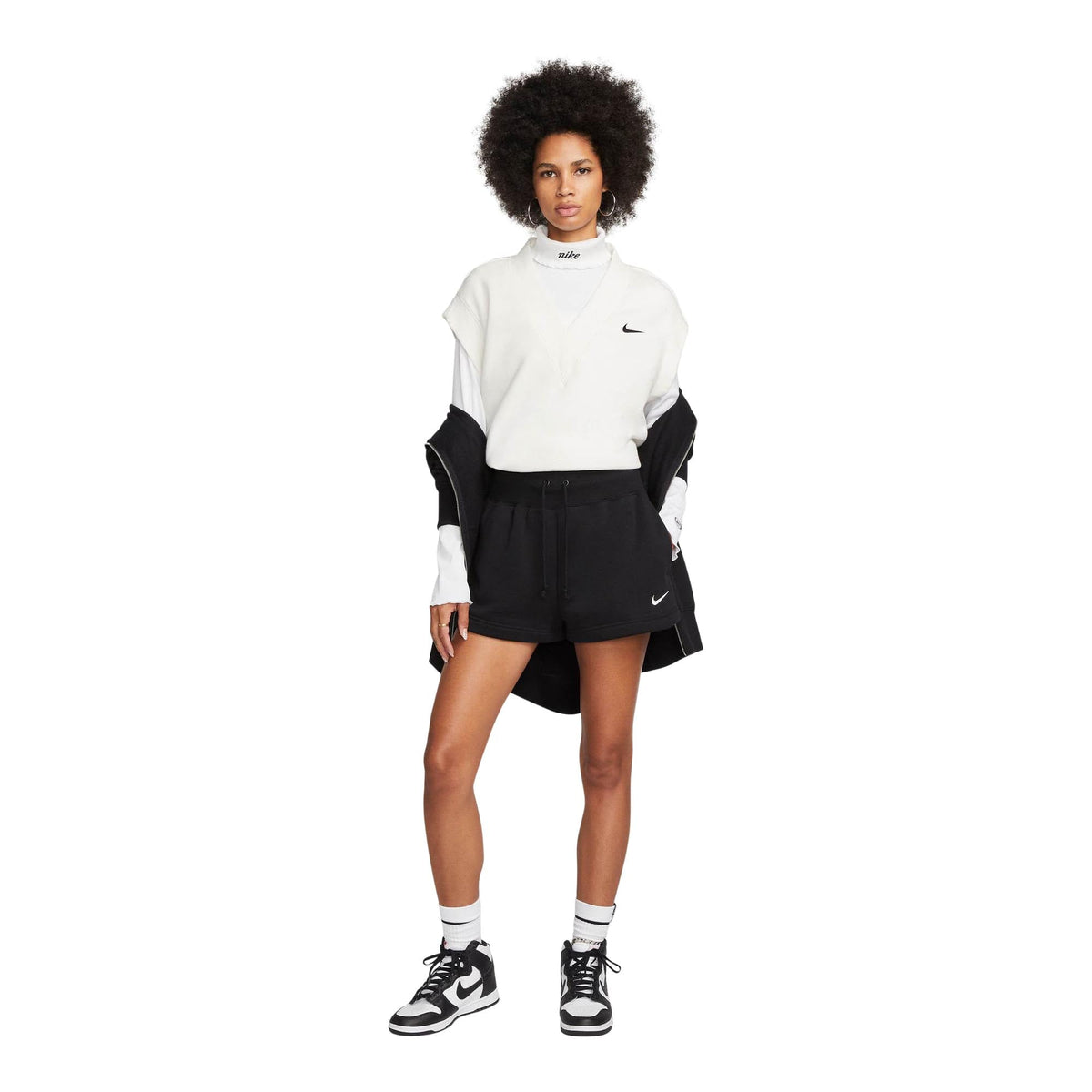 Nike Sportswear Phoenix Fleece Women&#39;s High-Waisted Shorts