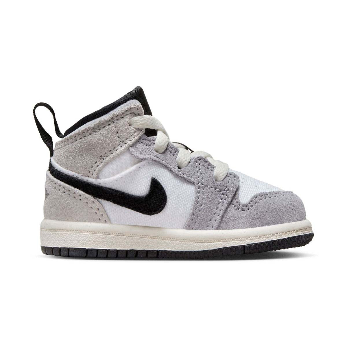 Jordan 1 Mid SE 'Craft White Cement Grey Black' Baby/Toddler Shoes - KIDS