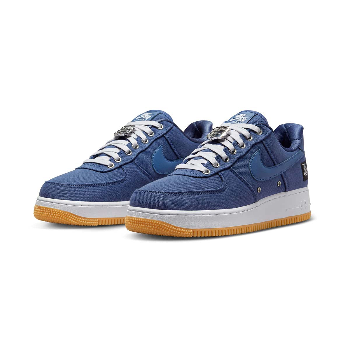 Nike Men's Air Force 1 '07 LV8 Shoes, Size 8, Sail/Blue Void